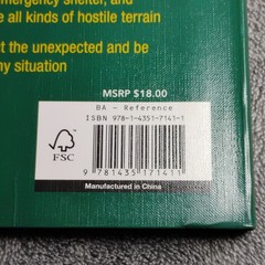 Hugh McManners Complete Wilderness Training Manual Hardcover Survival Nonfiction