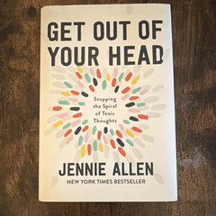 Jennie Allen Get Out of Your Head Stopping Spiral Hardcover (No dust jacket)