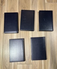 Lot of 5 The Agatha Christie Mystery Collection Bantam Books Leatherette