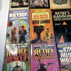 Keith Laumer Vintage Sci Fi PB Book Lot of 12 Vintage 1960s-1980s Very Good Cond