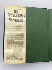 Stephen King The Tommyknockers HB HC DJ 1987 First Edition Printing Gold Putnam
