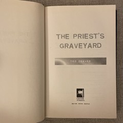 The Priest’s Graveyard by Ted Dekker 2011 Hardcover First Edition 1st Printing