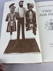 Two Plays for Puritans – George Bernard Shaw – The Heritage Press Club HC w/Slip