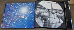 Dan Wheldon LionHeart Book Hard Cover Dust Jacket 120 Pages Indy 500