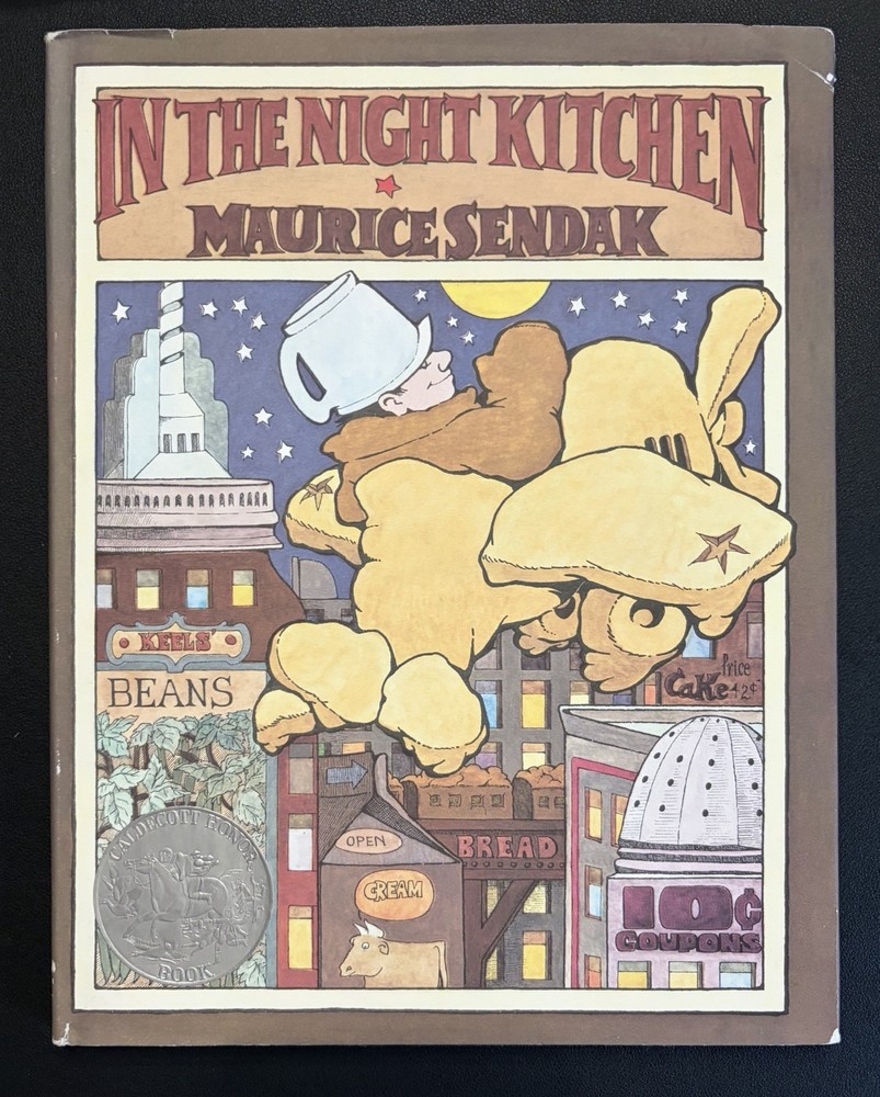💛 SIGNED In the Night Kitchen M Sendak HCDJ Banned Book ESTATE LIQUIDATION SALE
