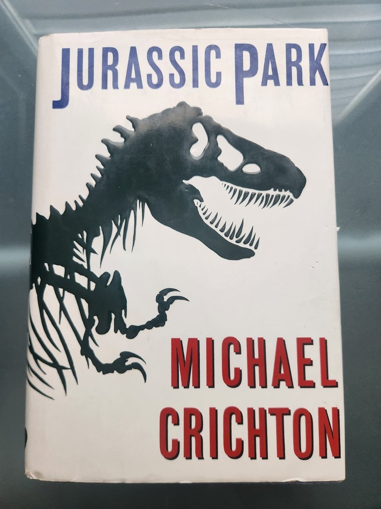 Jurassic Park by Michael Crichton First Trade Edition First Printing 1990 HCDJ