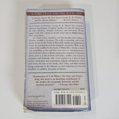 Game Of Thrones By George RR Martin Book 1 Epic Fantasy 2011 Paperback