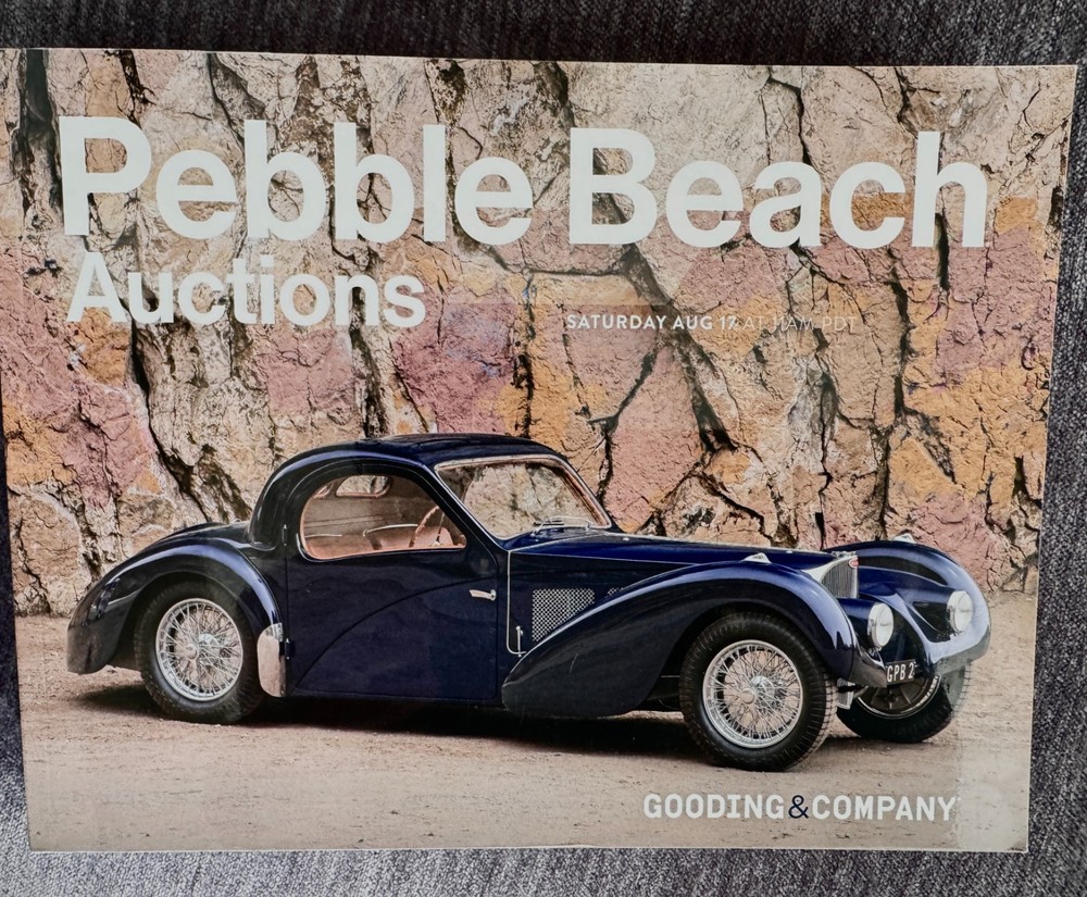 Gooding & Company Pebble Beach Auction Catalog August 2024 Bugatti, Ferrari