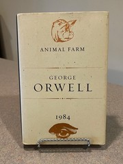 Animal Farm & 1984 George Orwell (First Edition, 25th Printing Hardcover DJ)
