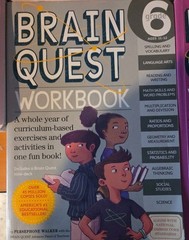 BRAIN QUEST Workbook grade 1, 2, 3, 4, 5 ,and 6 summer book lot