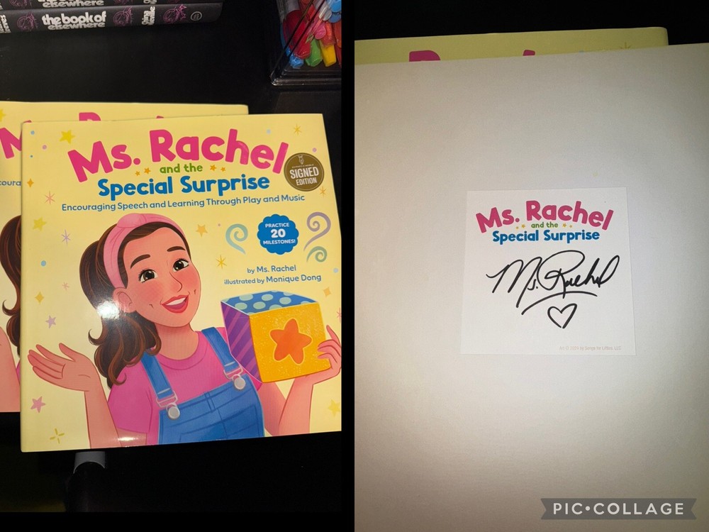 MS RACHEL: And the Special Surprise; Encouraging Speech & Learning SIGNED AUTO