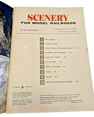 Model Railroads Scenery by Bill McClanahan Paperback 104 Pages 1969 Vintage Book