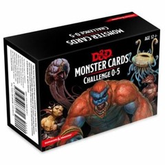 Dungeons and Dragons D&D Monster Cards – Challenge 0-5 – Box Set 5E