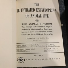 Illustrated Encyclopedia of Animal Life 16 Volume Set 1961 Greystone Press HC