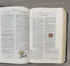 UNMARKED Salem Kirban Reference Bible KJV Bonded LEATHER King James Version AMG