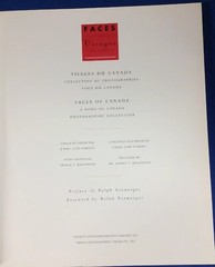 Faces (of Canada) by J. Marc Cote Pouliot. Hardback, 168 Pages.