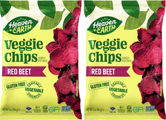 Beet Chips, 5Oz (2 Pack) Gluten Free | Non GMO | Thin & Crisp | Kosher