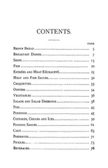 1887 175 Choice Recipes Vintage Cook Book 83 Pages