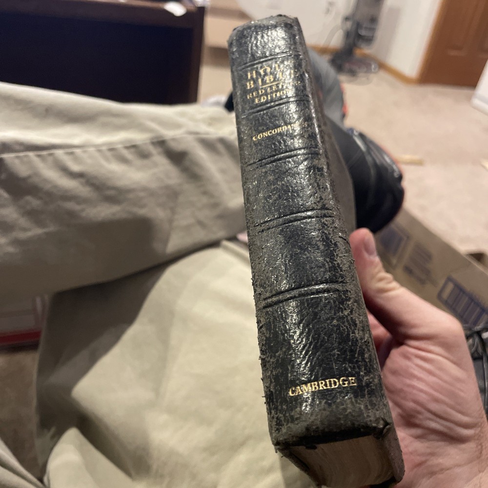Cambridge Cameo KJV Bible Indexed Red-Letter French Morocco Leather 74XRL