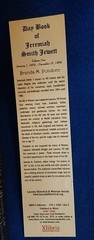 NEW SIGNED: Day Book of Jeremiah Smith Jewett : Volume One January 1, 1854 -…