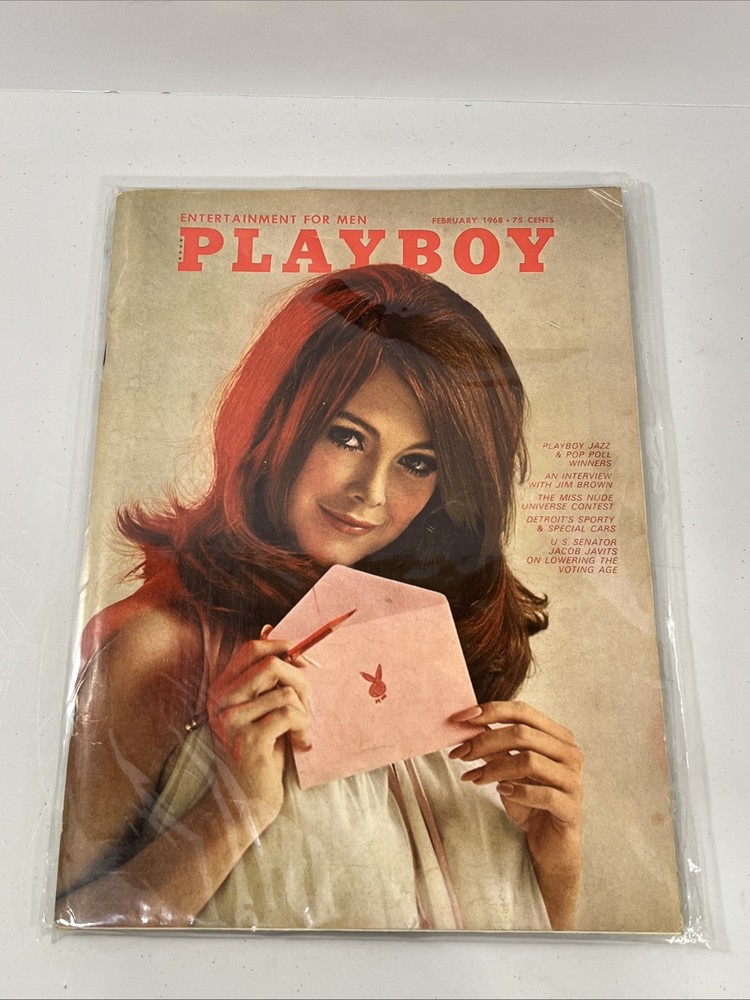 Playboy Magazine February 1968 🔥 CG Paulette Lindberg 🔥 PM Nancy Harwood 🔥
