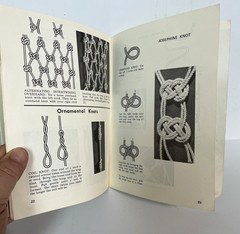 Handbook of Common Macrame Knots 1971 S-100 30 Pages Craft Course Publications