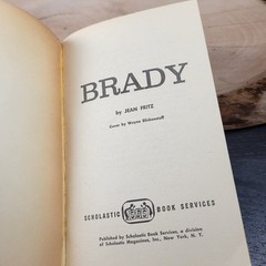 Brady Jean Fritz Scholastic SBS PB 1966 1st Print T795 Underground Railroad
