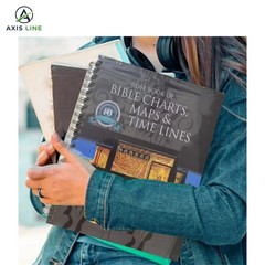 Rose Book of Bible Charts Maps Timelines NEW Spiral Bound Bible Study Guide
