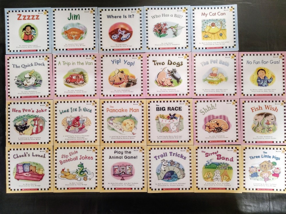 23 Scholastic Phonics Readers Illustrated Picture Books