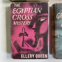 Lot Of 6 Vtg Ellery Queen Mysteries HC/DJ GOOD 1930s, ‘40s, 50s Publications