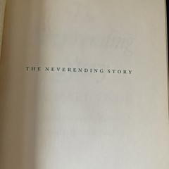 The Neverending Story Michael Ende 1983 HC 1st Illustrated Worn DJ Clean Interio