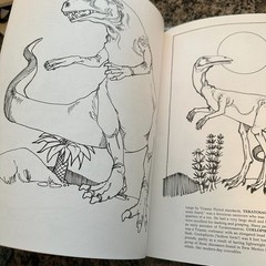 The Dinosaur Coloring Book Anthony Rao Dover Vintage 1980