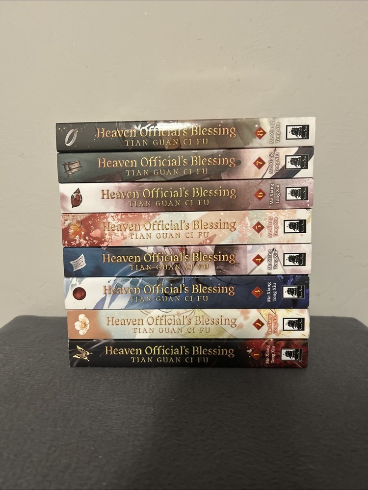 Heaven Officials Blessing: Novel Paperback Full Set Books 1-8 English Version