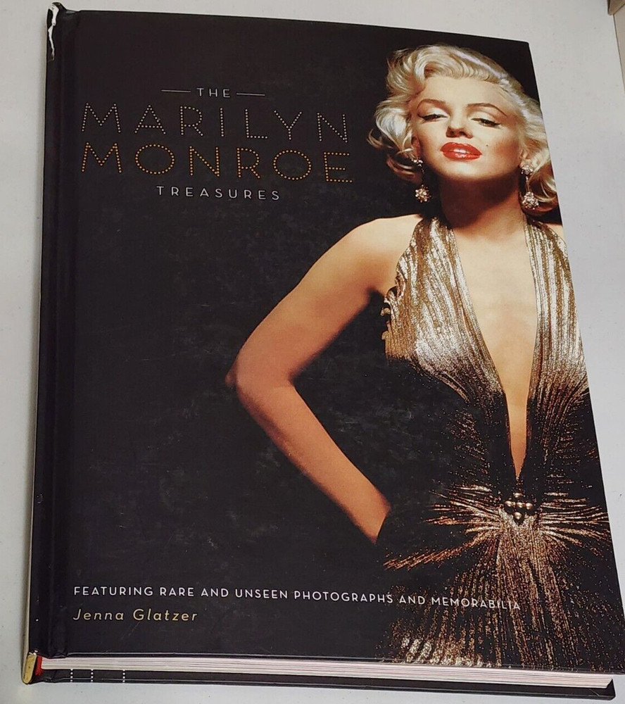 The Marilyn Monroe Treasures by Jenna Glatzer Hardcover 175 Pages Artifacts Book