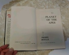 PLANET OF THE APES 1963 * American Vintage by Pierre Boulle HC Book Club Edition