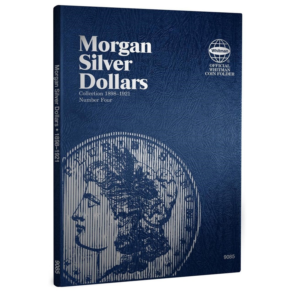 Whitman Blue Coin Folder For US Morgan Silver Dollars No 4 1898 1921 Album 9085