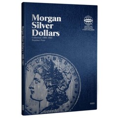 Whitman Blue Coin Folder For US Morgan Silver Dollars No 4 1898 1921 Album 9085