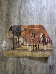 Spirit: Stallion of the Cimarron Rain Board Book Illustrated, 2002 Golden Books