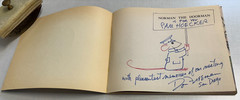 Norman The Doorman Don Freeman SIGNED drawing gifted mouse doorman VG 69 trd pbk