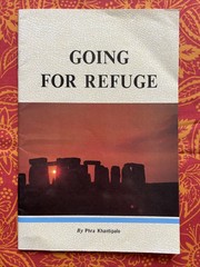 Going for Refuge by Phra Khantipalo (Vintage Buddhist Text, Taiwan PB 26 pages)