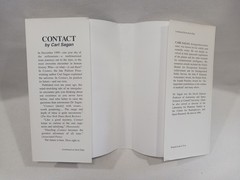 Contact Carl Sagan Movie Novelization Tie-In Book Club Edition DJ HARDCOVER VGC