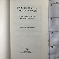 Meditations on the Holy Spirit of God – Sheldon B. Stephenson – 1998 – 154 pages