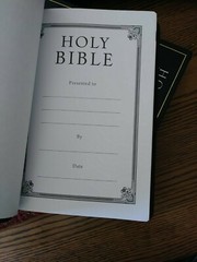 KJV Genuine Leather Brown Bible Thinline Large Print Thumb Indexed Cowhide NEW