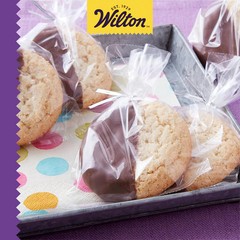 Wilton Clear Treat Party Bags, 4 x 9.5 in., 50 Pack 50 Pack,