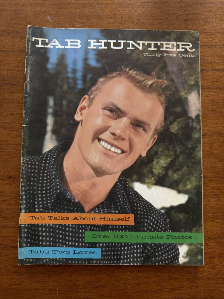 TAB HUNTER 1957 Biography Natalie Wood Photo Magazine Vintage Movie TV Stars
