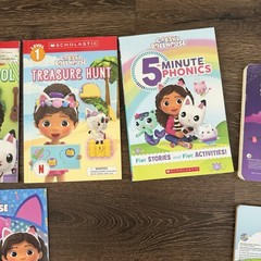 Gabby’s Dollhouse Book Lot 12 Scholastic Level 1 Reader Phonics CatRat