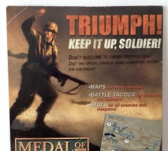 BradyGAMES Medal of Honor Official Strategy Guide Sony Playstation DreamWorks