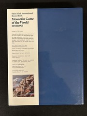MOUNTAIN GAME OF THE WORLD Safari Club International HCDJ 2009
