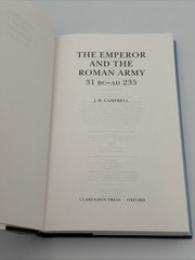Emperor and the Roman Army J B Campbell 1996 Sandpiper Hardcover Dust Jacket