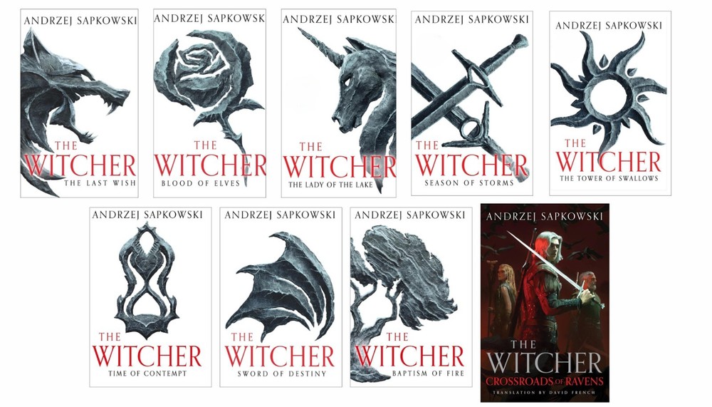 The Witcher 9 Books Collection Set: The Last Wish, Sword of Destiny, Blood